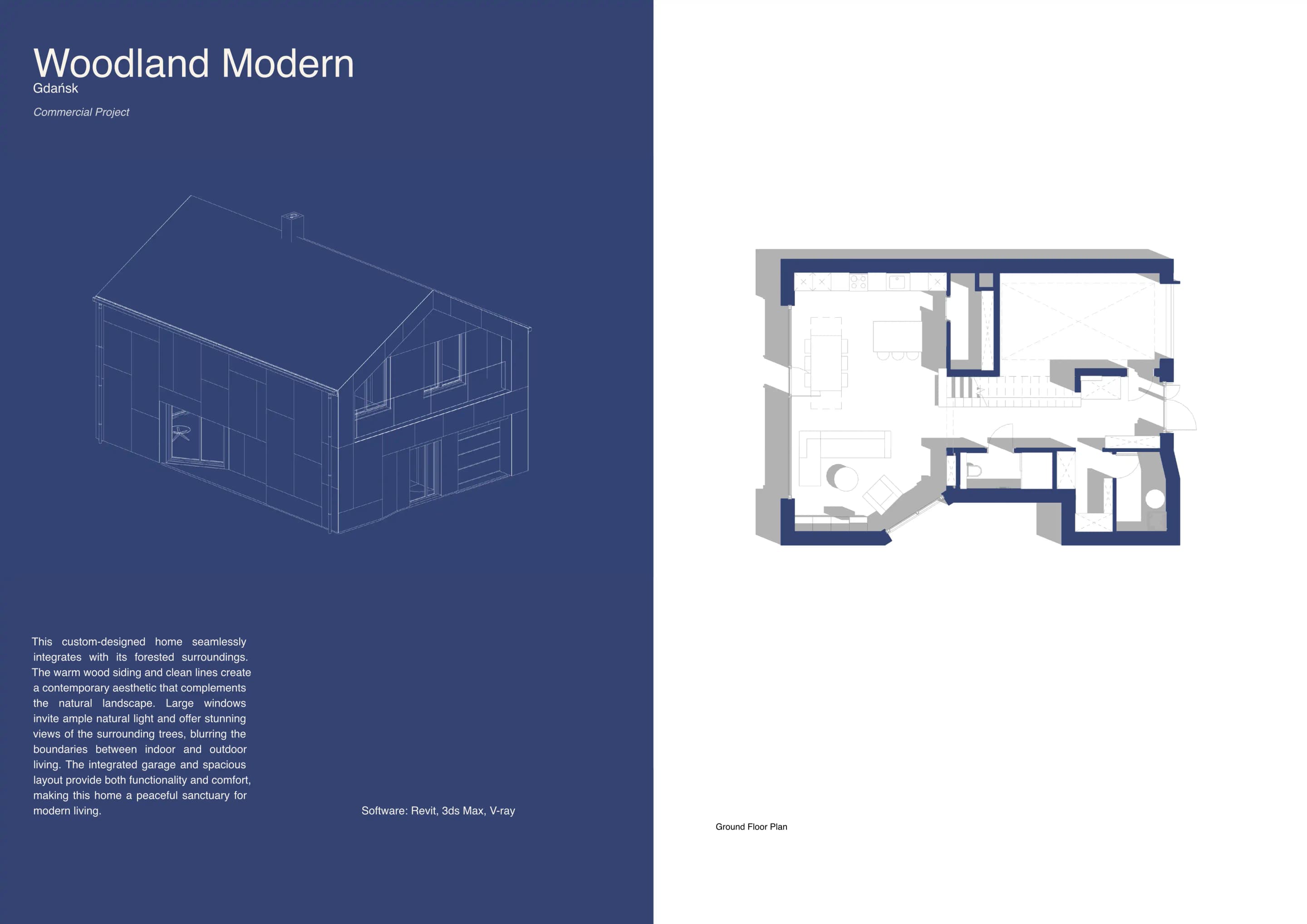 Architectural portfolio spread 42