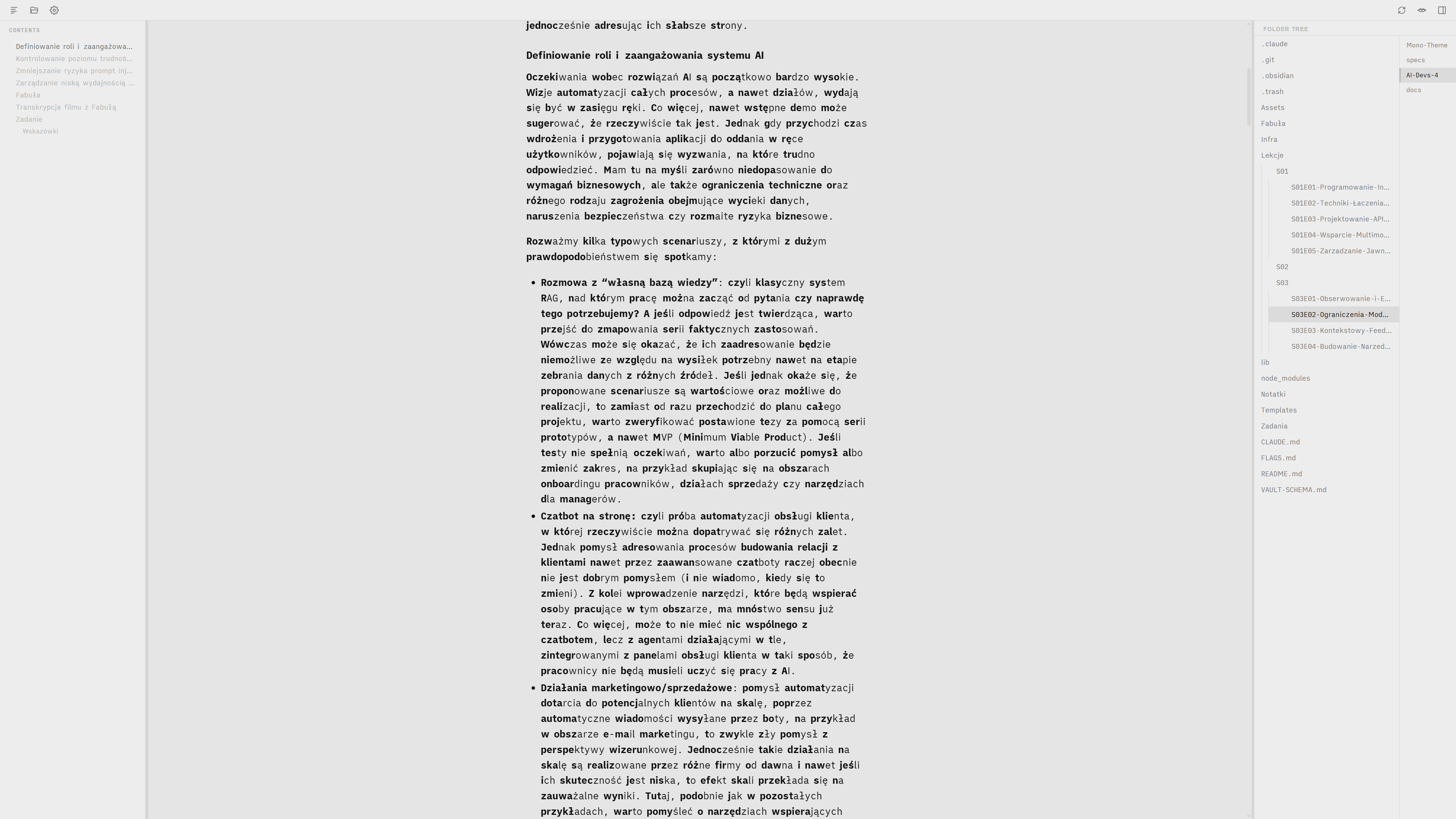 MonoReader with Speed Read mode enabled, showing bolded first syllables on each word for faster scanning
